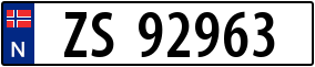Truck License Plate